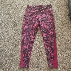 Tek Gear Vibrant Pink and Black Leggings